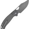 Kunwu Django XL XT Lock Folding Knife Elmax Stonewash Titanium