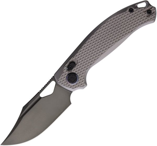 KUNX707XLT3.jpg Kunwu Django XL XT Lock Gray Titanium Folding Knife Elmax