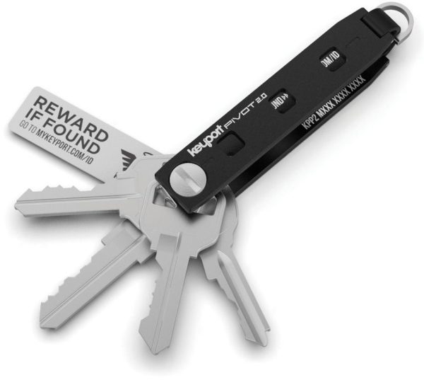 KYP2ALBK.jpg Keyport Pivot 2.0 Aluminum Black Modular Keychain