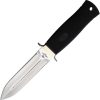 Katz Avenger Series Divers Fixed Blade Knife Black Kraton