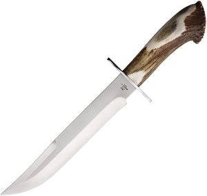 Katz Alamo Bowie LE Crown Stag Fixed Blade Knife XT-75 Steel
