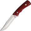 Katz Lion King Premium Fixed Blade Knife AUS-8A Cherry Wood