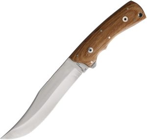 Katz Lion King Premium 302 Fixed Blade Knife AUS-8A Ash Wood