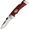 Katz Cheetah Small Lockback Folding Knife Cherry Wood 2.88"