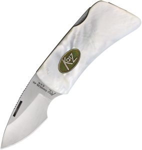 Katz Money Clip Lockback Mother of Pearl Folding Knife