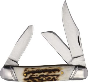Katz Stockman Stag - Clip Sheepsfoot Spey Blades
