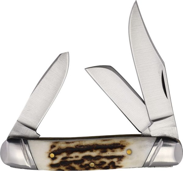 Katz Stockman Stag - Clip Sheepsfoot Spey Blades