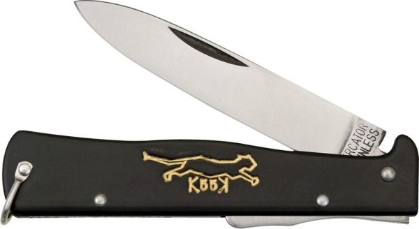 OTTER-Messer Mercator Black Cat Stainless Folding Knife