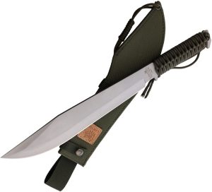 Linton Cutlery Machete 12in Bead Blast OD Green
