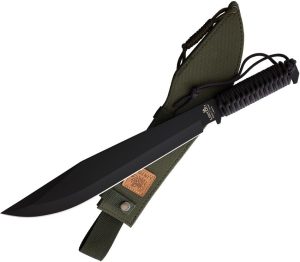 Linton Cutlery Machete Black 12in Powder Coated