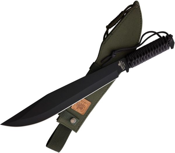 Linton Cutlery Machete Black 12in Powder Coated