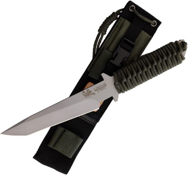 Linton Cutlery Fixed Blade Tanto 6in Bead Blast