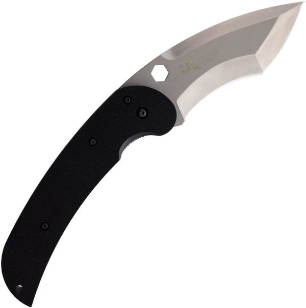 Linton Cutlery Large Tactical Linerlock Curved