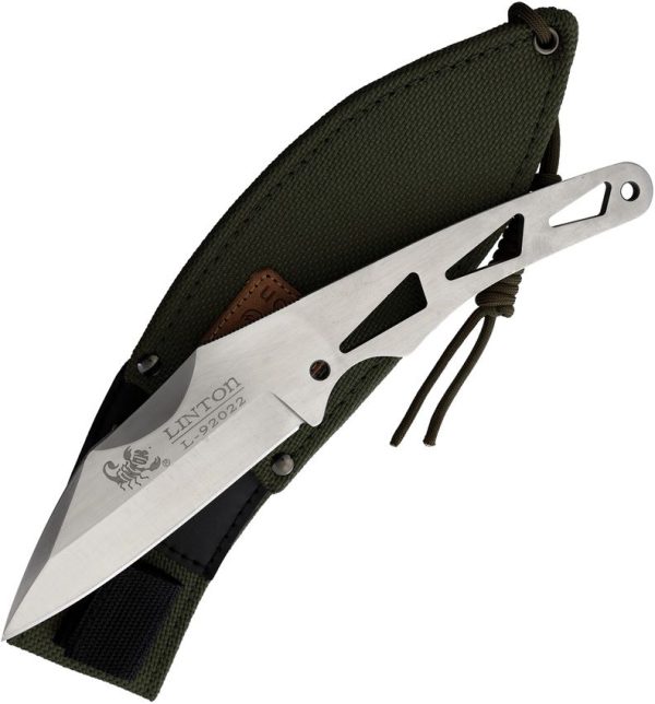 Linton Cutlery Fixed Blade OD Green Skeletonized