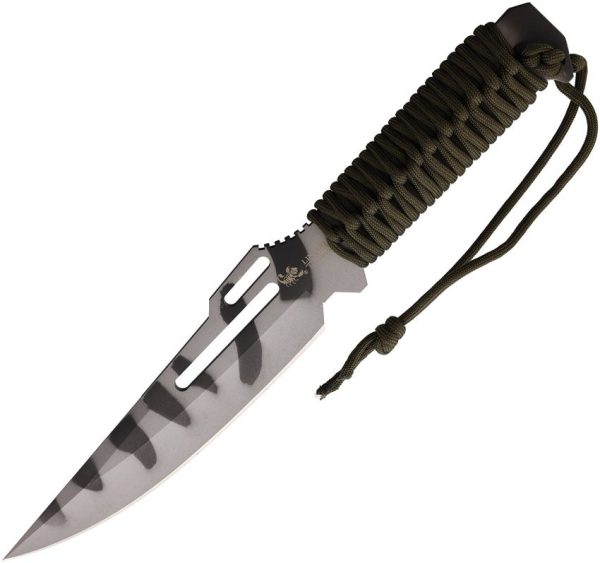 Linton Cutlery L93048 Camo Fixed Blade - No Sheath
