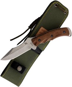 Linton Cutlery L95052 Fixed Blade Hunter - Brown Handle