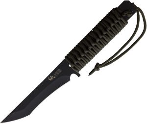 Linton Cutlery Fixed Blade Black Powder Coated 6in