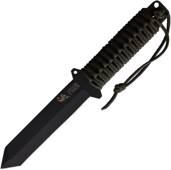 Linton Cutlery Tanto Fixed Blade 6.5in OD Green