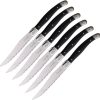 Laguiole Steak Knife Set Black 6-Piece