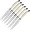 Laguiole 6-Piece Steak Knife Set White