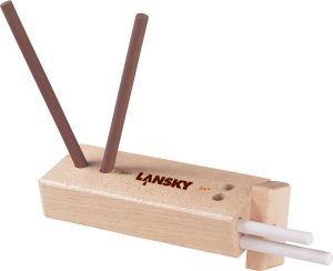 Lansky LCD5D Turn-Box Knife Sharpener - Wood Base