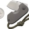 Linder LUMPI Mini Framelock - 1in Titanium Handle Knife