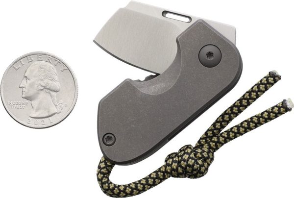 Linder LUMPI Mini Framelock - 1in Titanium Handle Knife