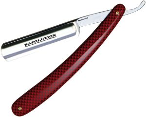 Razolution Vintage Razor Straight Razor Carbon Steel Red Handle