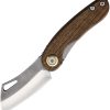 Leader Fuga F104 Linerlock Folding Knife - Walnut