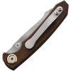 Leader Fuga F105 Linerlock Folding Knife - Walnut