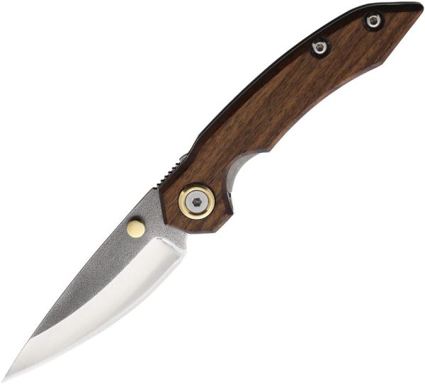 Leader Knives Fuga F106 Linerlock - Walnut Handle