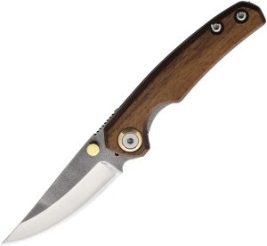 Leader Knives Fuga F107 Linerlock - Walnut Handle