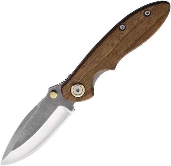 Leader Knives Fuga F110 Linerlock - Walnut Handle