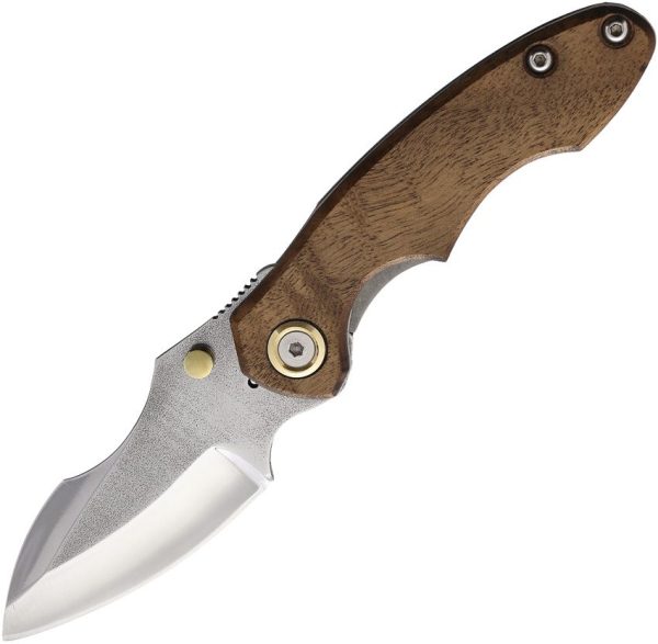 Leader Knives Fuga F111 Linerlock - Walnut Handle
