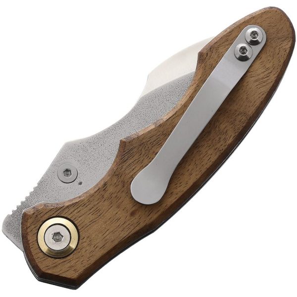 Leader Knives Fuga F111 Linerlock - Walnut Handle