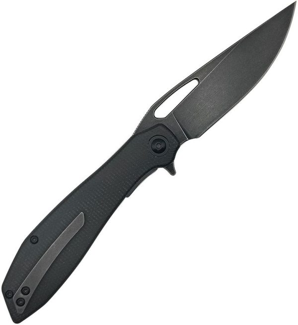 LFTFA202_add_01.jpg Luft Concepts BXTR Linerlock Black Micarta Folding Knife D2