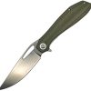 Luft Concepts BXTR Linerlock D2 Steel Green Micarta Folding Knife