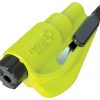 ResQMe Keychain Tool Neon - Glass Breaker & Seat Belt Cutter
