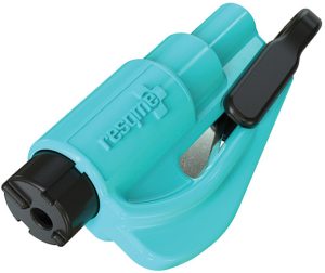 ResQMe Car Escape Keychain Tool Teal - Window Breaker