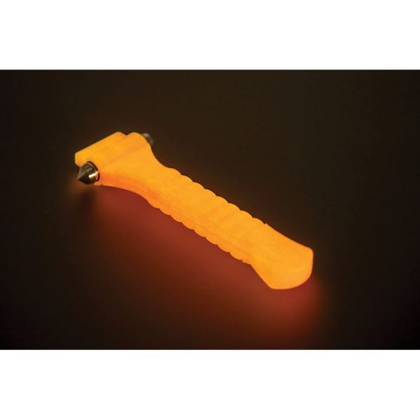 Lifehammer Safety Hammer Orange - Glass Breaking Emergency Tool