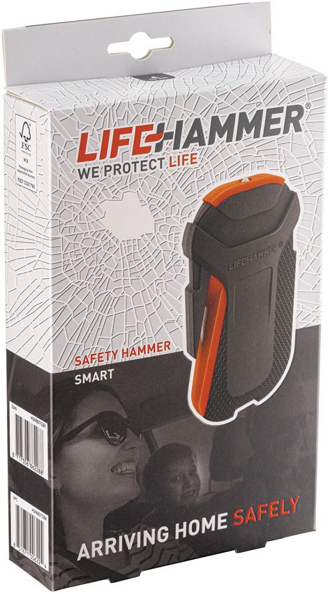 Lifehammer SMART Safety Hammer - Car Emergency Glass Breaker