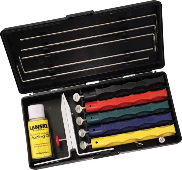 Lansky Deluxe Sharpening System 5-Stone Knife Sharpener Kit