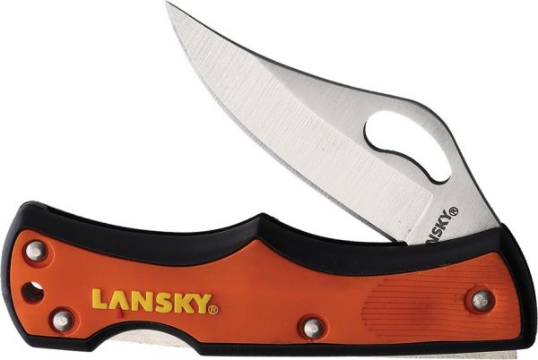 Lansky LKN045 Small Lockback - Orange Corian
