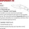 Lansky Responder X9 Linerlock Folding Knife Sandvik 12C27