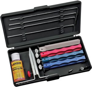 Lansky Universal Knife Sharpening System with Serrated Stones