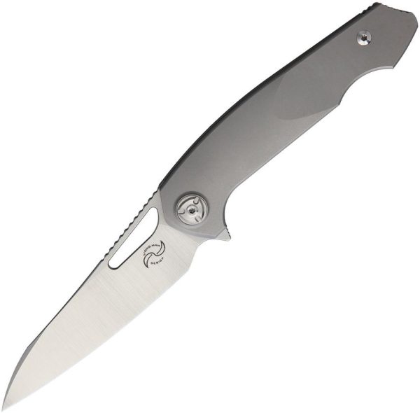 Liong Mah Eraser Framelock M390 Folding Knife Titanium 4"