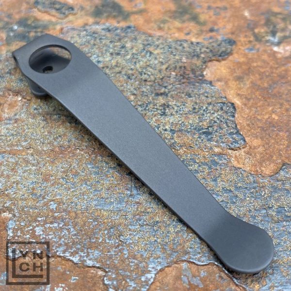 LynchNW Spyderco Long Clip BlackSmith Titanium