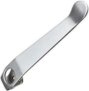 LynchNW Spyderco Long Clip Stonewash Titanium