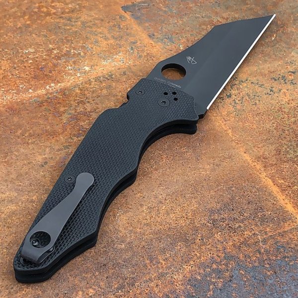 LynchNW Spyderco Standard Clip - BlackSmith Titanium