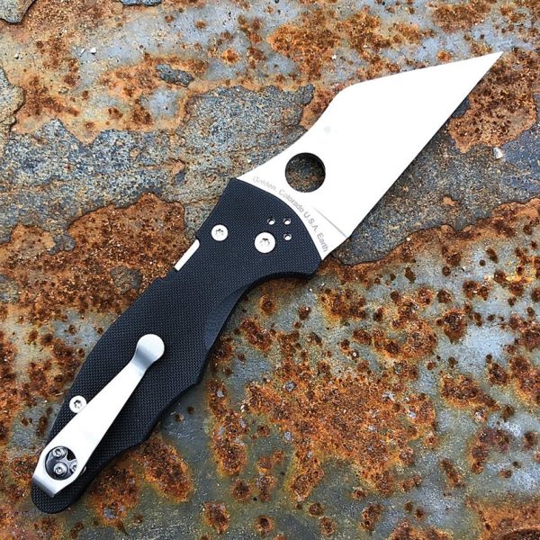 LynchNW Spyderco Standard Clip - Stonewash Titanium
